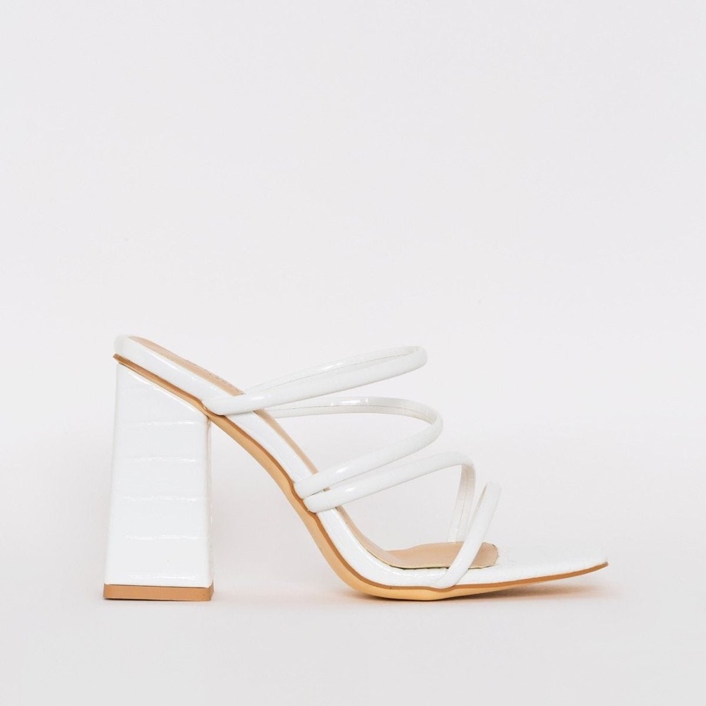 White block heels - Picture 5 of 8